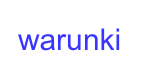 warunki