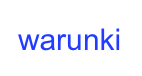 warunki