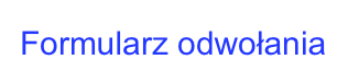 Formularz odwołania