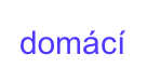 domácí
